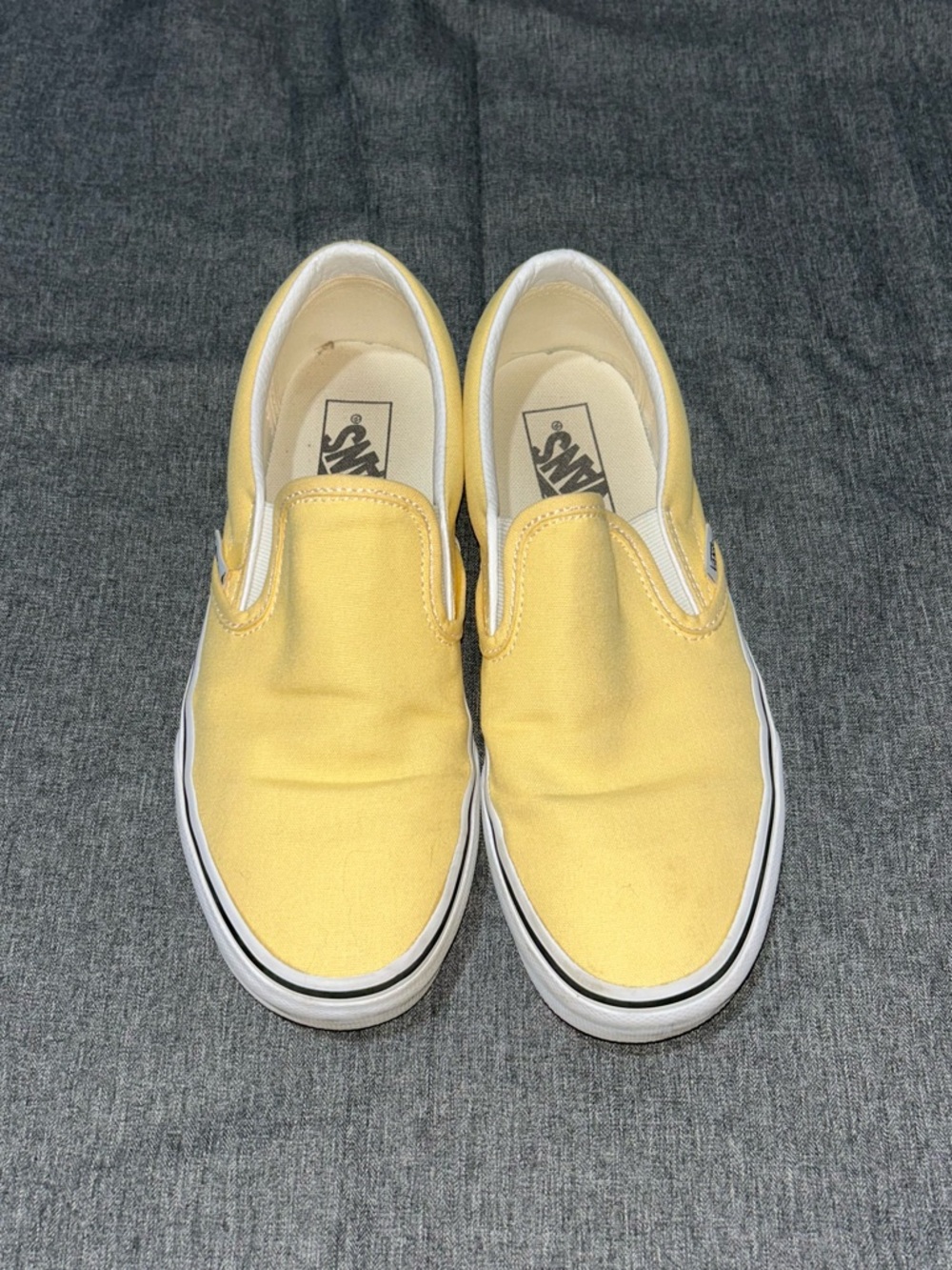 Yellow Slip On Vans